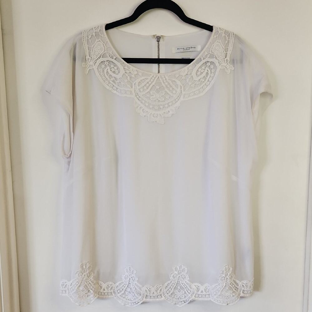 Peter Nygard White Blouse